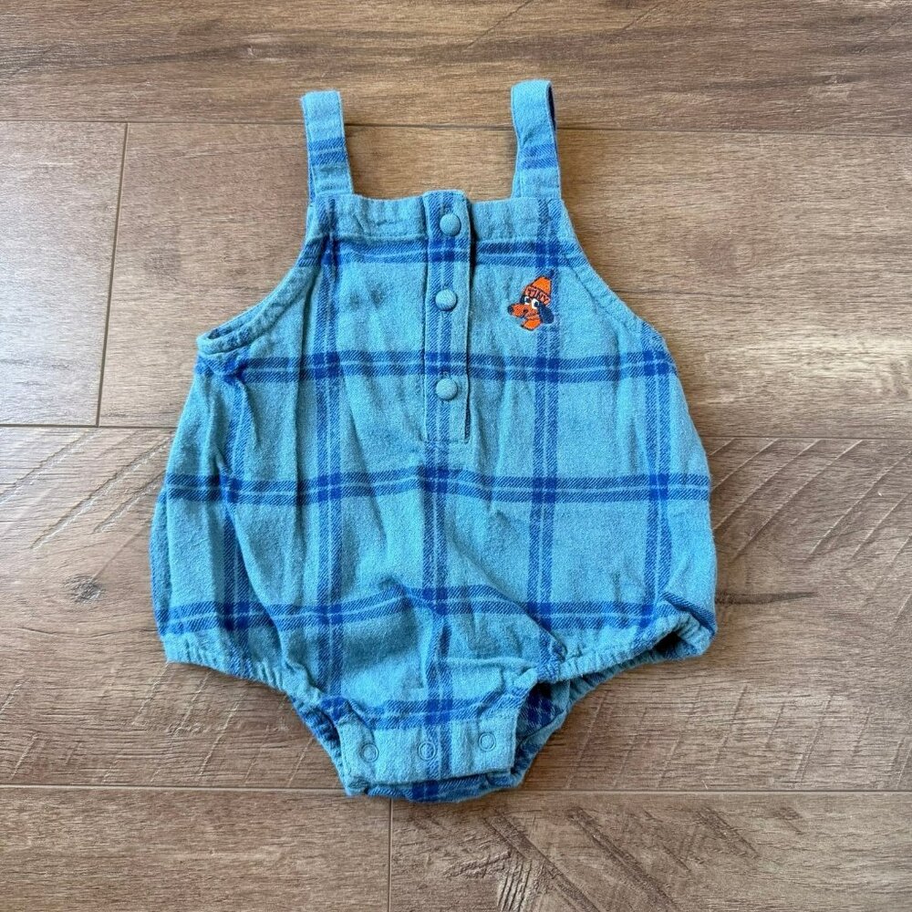 6-9m Tinycottons Tiny in Paris Plaid Dog Bubble